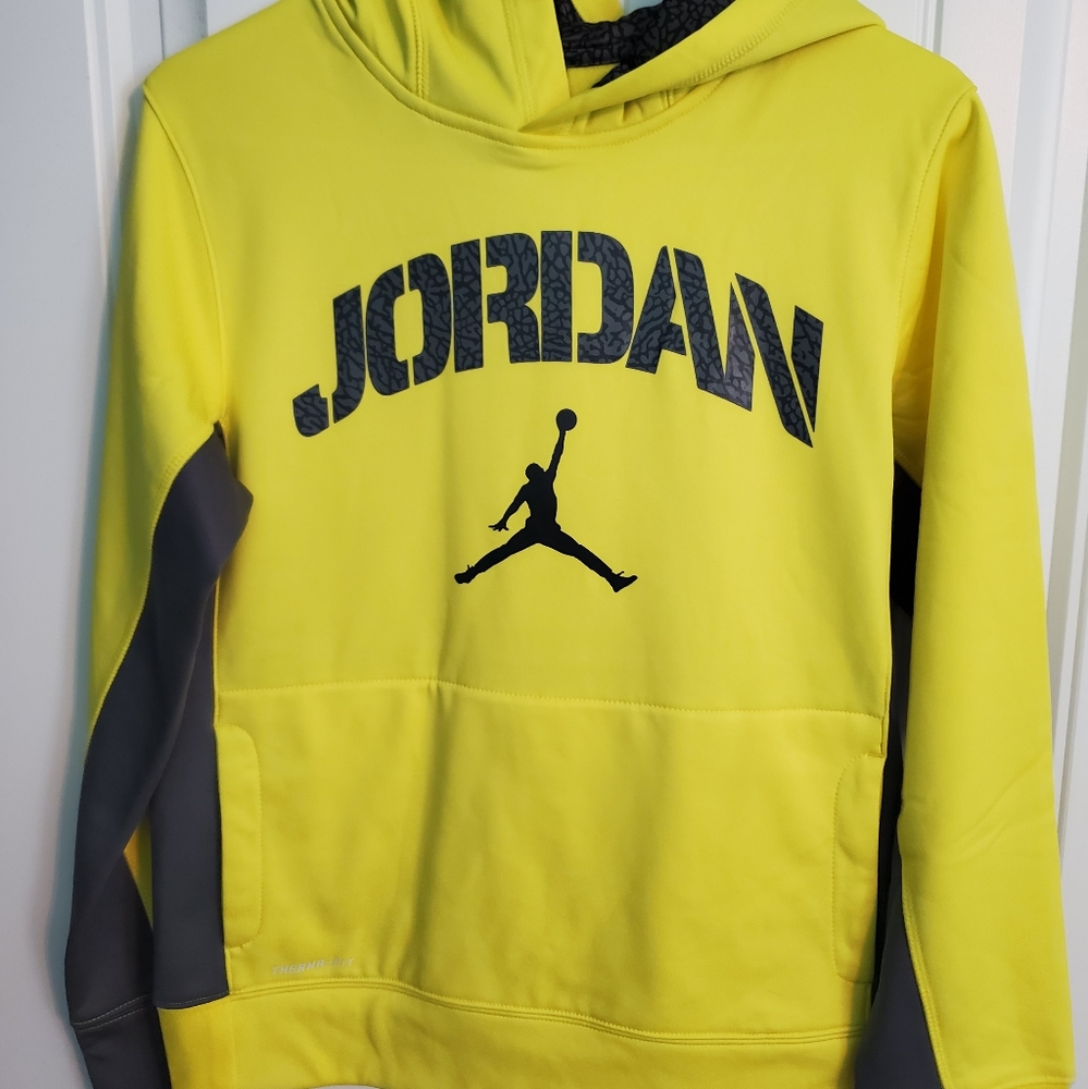 NWT yellow Jordan hoodie